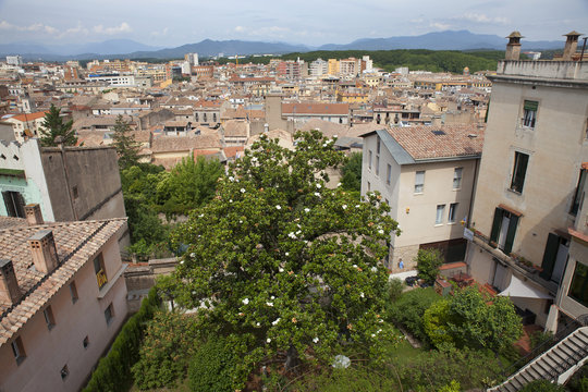 View of Girona city
