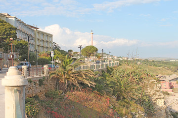 Fototapeta premium Paysage de Sicile, ville de Sciacca
