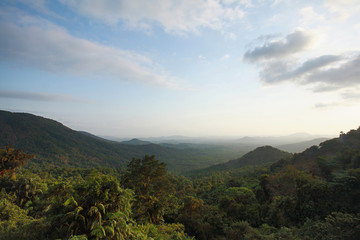 A view of Mollem national park landscape from Goa