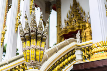 Thai Style Five Headed Naga Serpent,