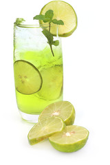 Fresh lemon juice cool drink