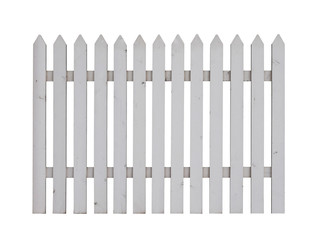 Wooden fence.