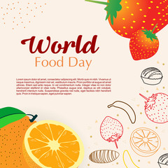 World food day background