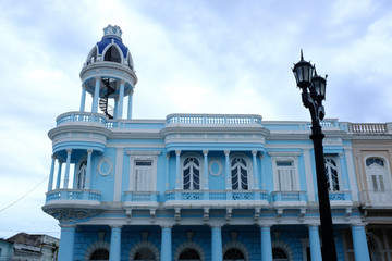 Fototapeta na wymiar Casa de la Cultura Benjamín Duarte, Palacio Ferrer in Cienfuegos, Cuba