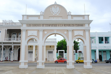 Arco de Triunfo, a triumphal arch in Cienfuegos,  CUBA