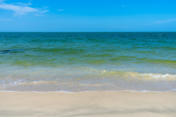 Soft wave on the beach