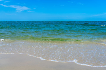 Soft wave on the beach
