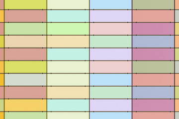 Colored wall surface, 3d illustration