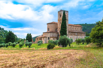 The Abbey of Sant'Antimo in Italy