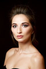Fototapeta premium close up portrait of a beautiful woman