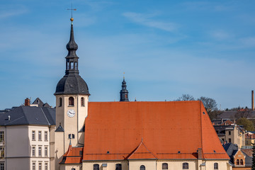 Fototapeta premium Church in Reichenbach in the Vogtland