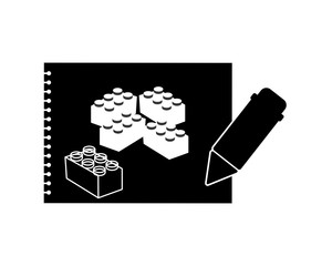 black kids toy image vector icon logo symbol