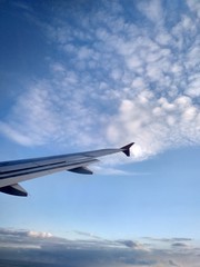 airplane in the sky