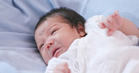 New born baby crying