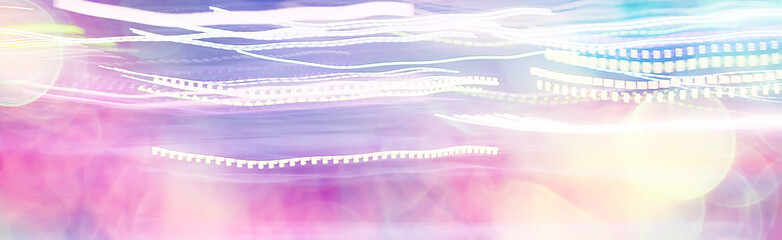 traces of headlights glow / blurred background nocturnal traces of light, texture of a night city