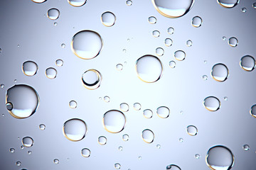 gray wet background / raindrops to overlay on the window, weather, background drops of water rain on the glass transparent