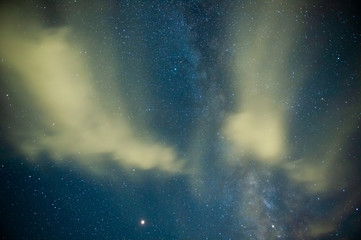 Fototapeta na wymiar 金星と雲