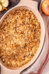 Apple cherry crisp crumble