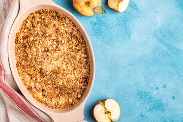 Apple cherry crisp crumble