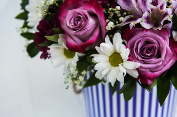 Bouquet of pink flowers