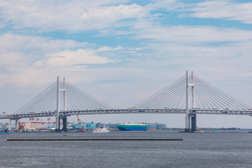(神奈川県ｰ都市風景)横浜大桟橋から見る風景３