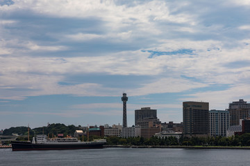 Obraz premium (神奈川県ｰ都市風景)みなとみらい周辺の風景８