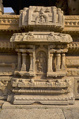 Sculpture at Hampi heritage site in karnataka.