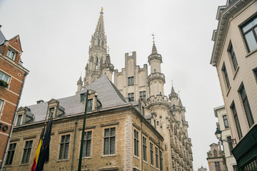 Fototapeta na wymiar Exterior view of the Museum of the City of Brussels, Belgium