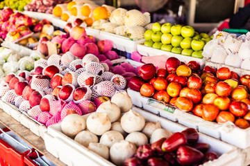 Tropical fruits stall