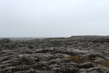 lava blocks formations in Iceland