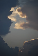 Fototapeta na wymiar Sun Behind Clouds