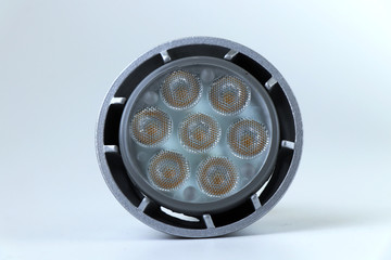A light with seven diodes for more powerful light