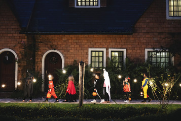 Kids trick or treating