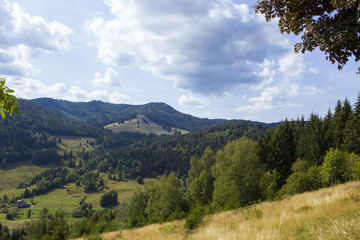 View over the valley near the village Menzenschwand in the Black Forest