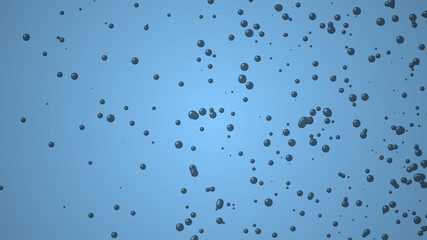 Background with paint. Divorces and drops. Periwinkles.
