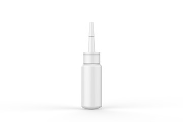 Glue Bottle Mock-up On Isolated White Background, 3D Illustration