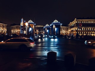 Fototapeta na wymiar night city ST.Petersburg