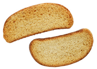 Two well-fried vanilla breadcrumbs for a tea ceremony