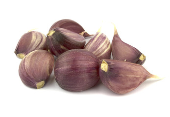 Garlic clove isolated on white background