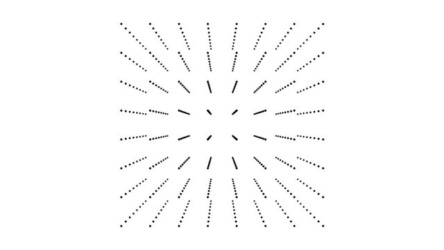4k Technology Cube Box Spinning/
Abstract minimal animation of cube with dots particles spinning