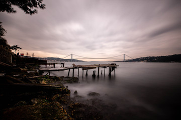 Fototapeta premium Long exposure of Istanbul