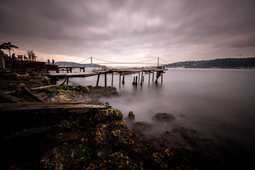 Obraz premium Long exposure of Istanbul