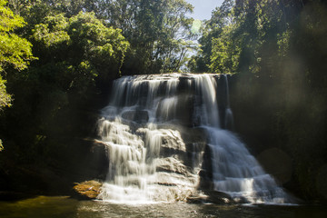 Obraz premium view of the Bocaina mountain trail
