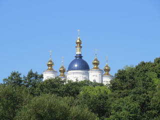 Fototapeta na wymiar Monastery. (The Vast Russia! Sergey, Bryansk.)