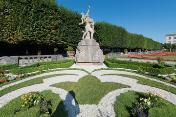 Obraz premium Mirabell Garden (Mirabellgarten) in Salzburg, Austria