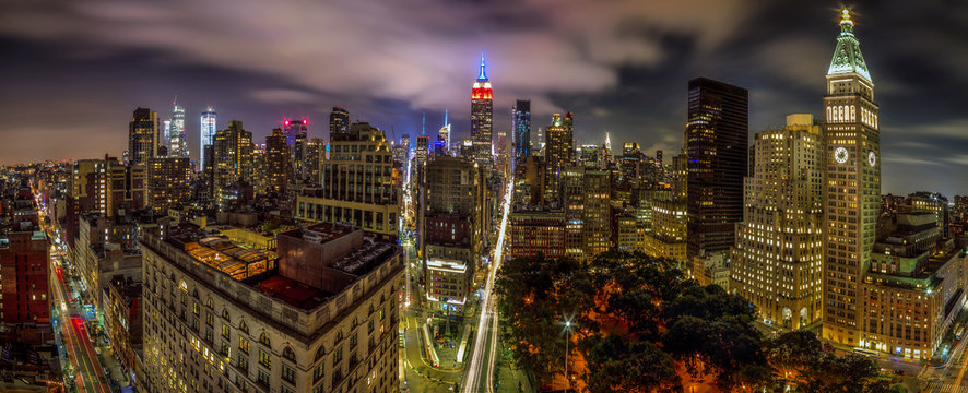 Manhattan Skyline and the Empire State Building