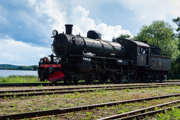 Fototapeta na wymiar Nora steam train, Sweden
