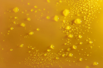 abstract autumn background with water drops.