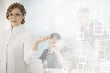 cosmetic medicine clinic / doctor female beauty modern medicine, beauty medicine