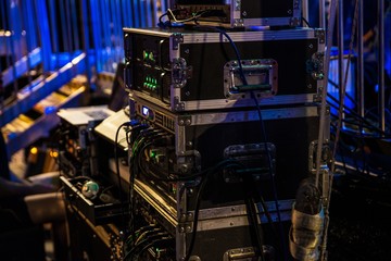 Music audio amplifiers and dj mixing console